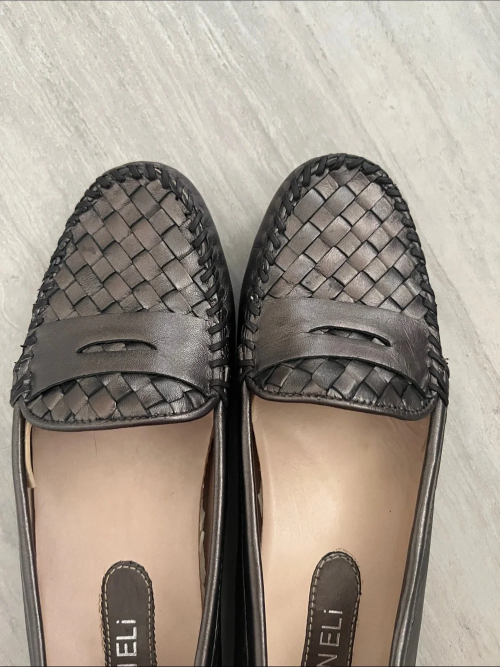 VanEli leather loafers